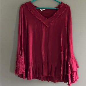 Women's Garnet Red Top